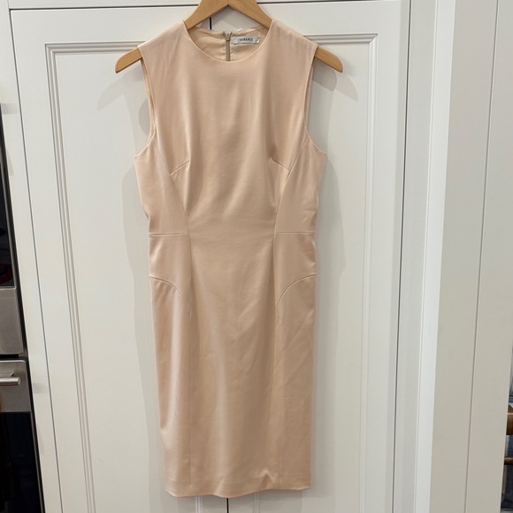 Versace Cream Wool Blend Lined Dress—GORGEOUS!! Like New Condition!! Size 42 - Picture 1 of 9